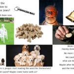 Humans breed dogs but breeding man is the job of the spirits.